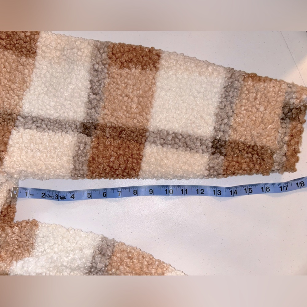 Oversized Teddy Bear Pendleton, Plaid, - image 5